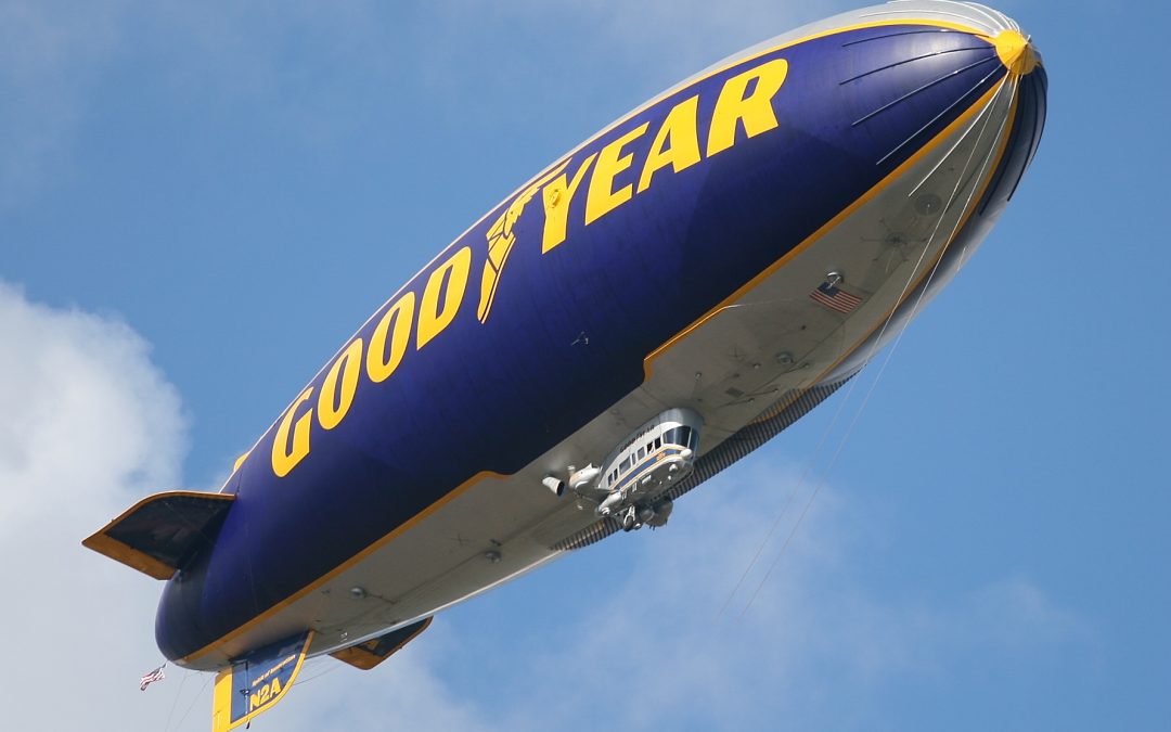 The Goodyear Blimp - a well-known aerostat