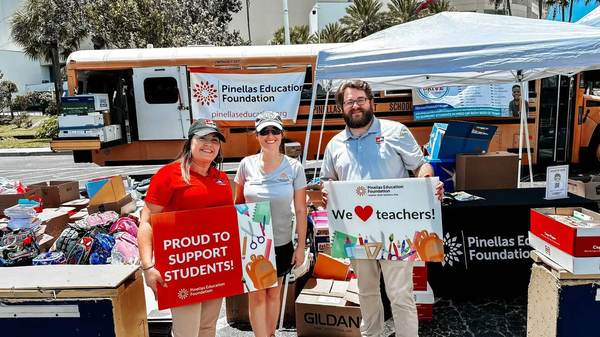 NAA EDU Stuff the Bus Pinellas Education Foundation scaled